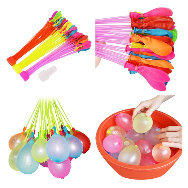 111pcs Bunch Balloons Magic Colorful Water Balloons