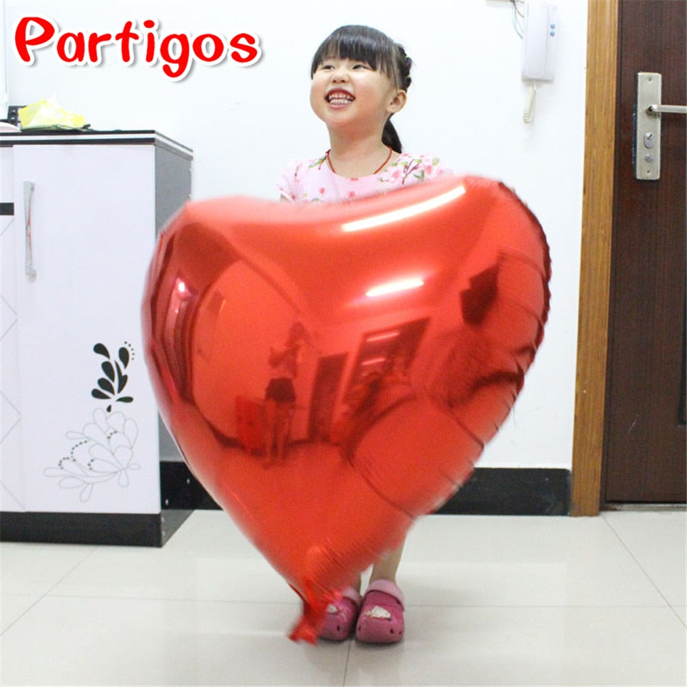 Heart balloon 75cm Red heart shape