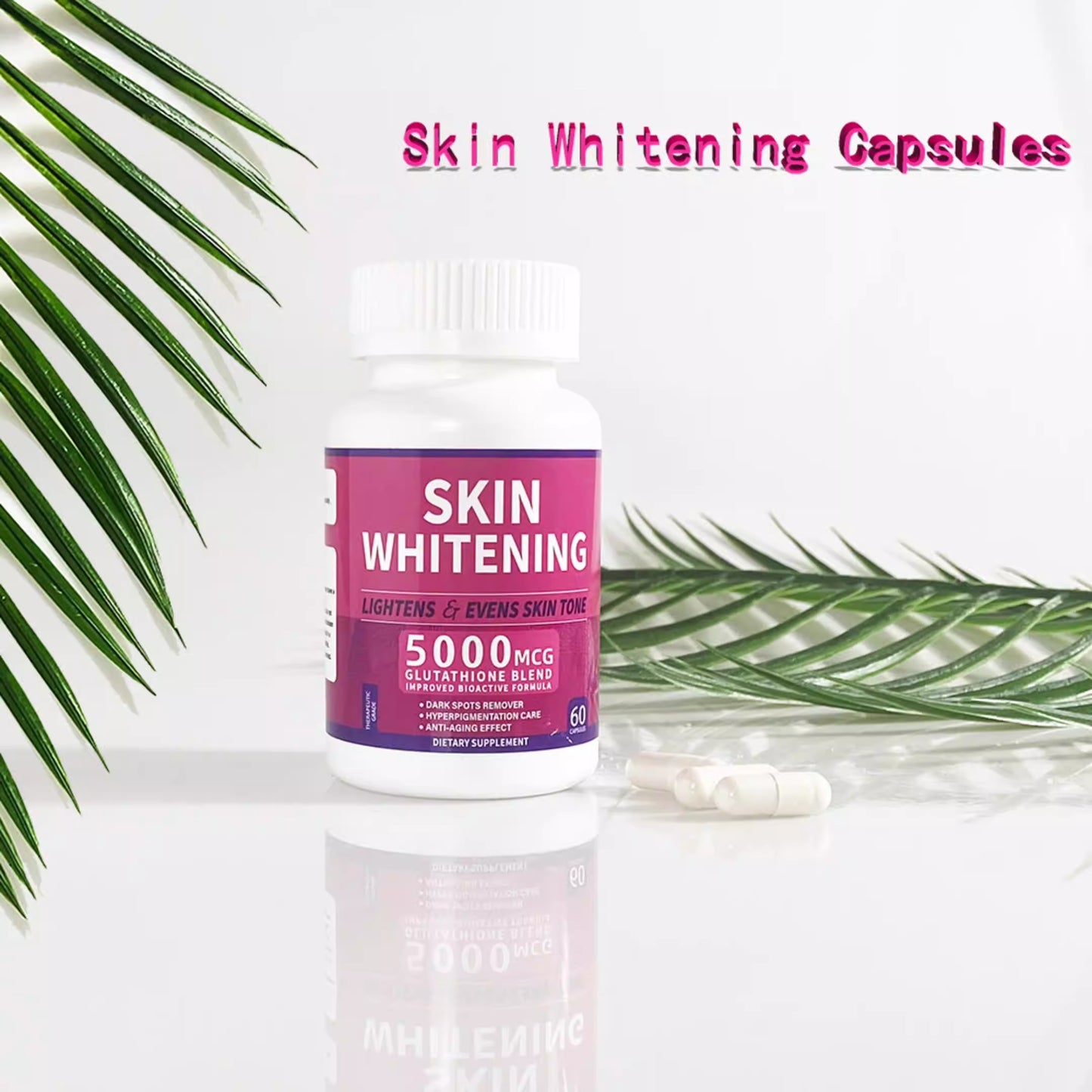 Skin Whitening Capsules Herbal Liposomes Glutathione