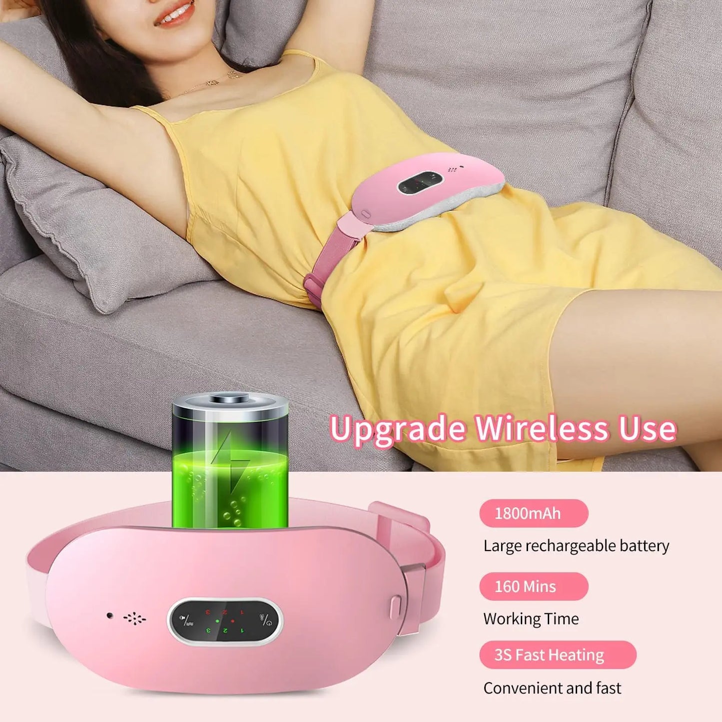 Menstrual Heating Massage Belt