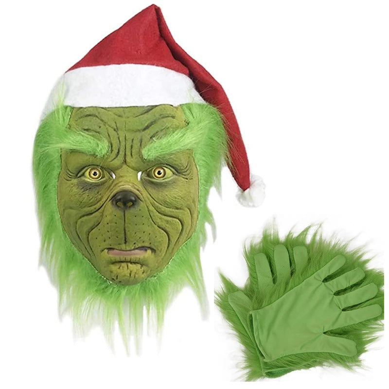 Grinch Latex Mask