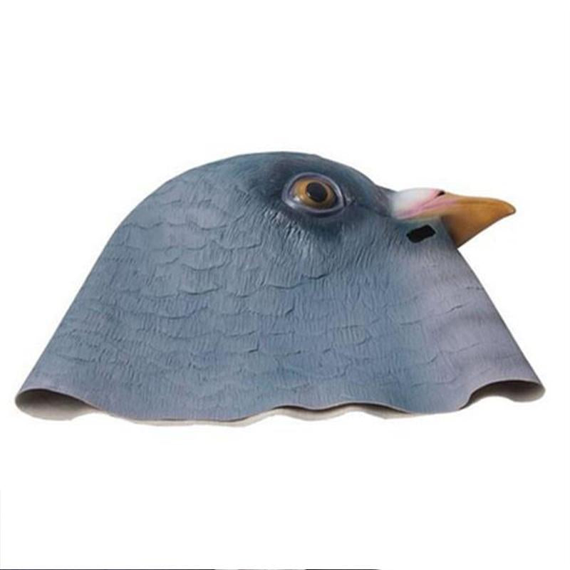 Pigeon Head Mask 3D Latex Prop Animal Party Halloween