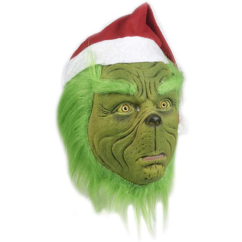 Grinch Latex Mask