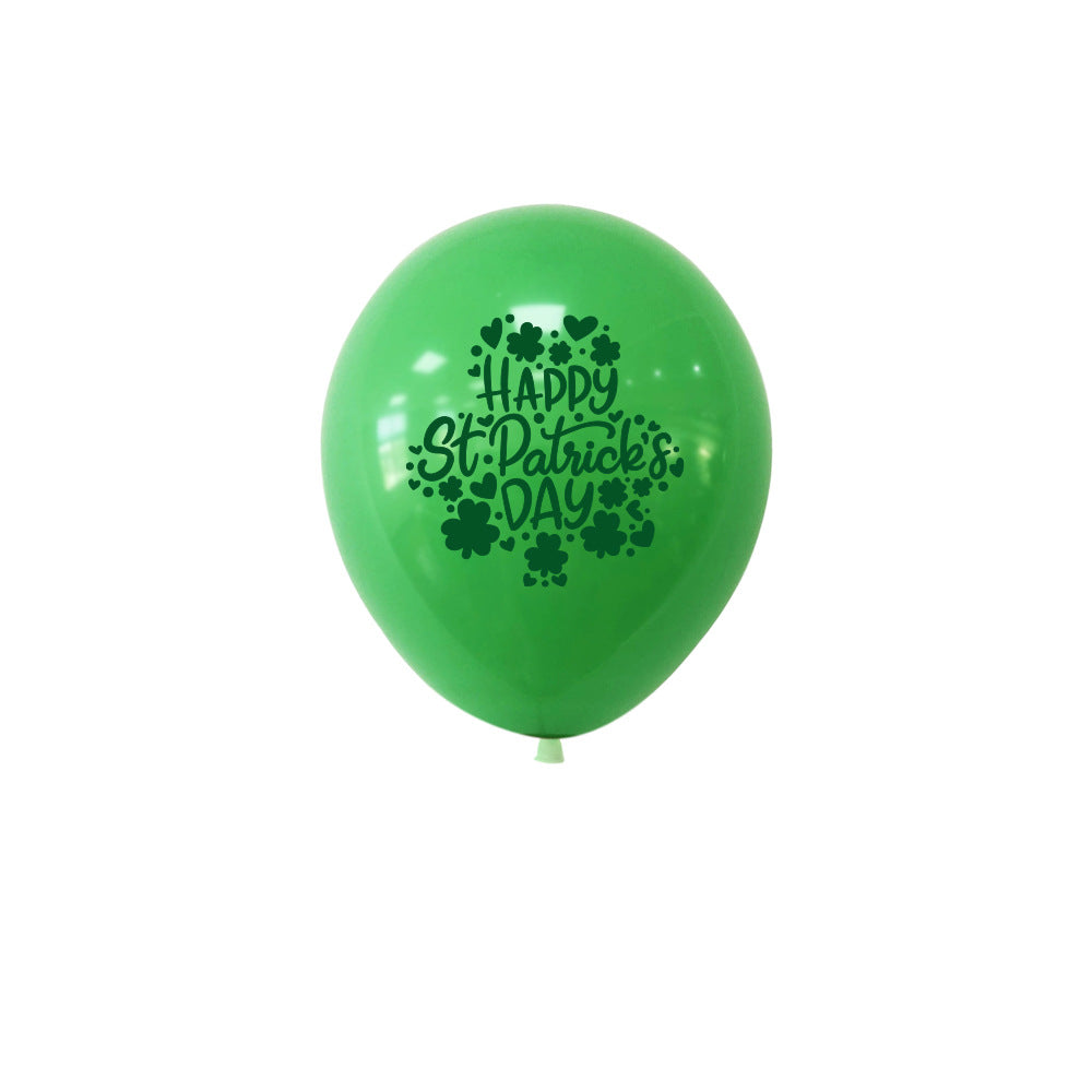 St. Patrick's Day 12" Printed Latex Balloon