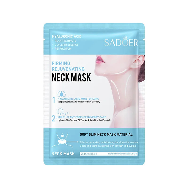 SADOER Hyaluronic Acid Neck Mask – 10 pcs