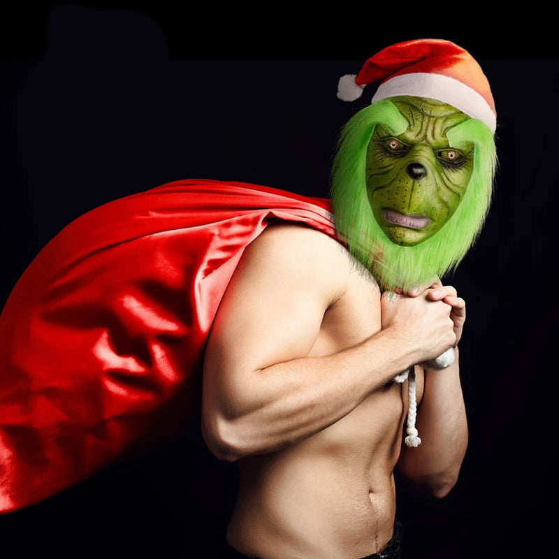 Grinch Latex Mask