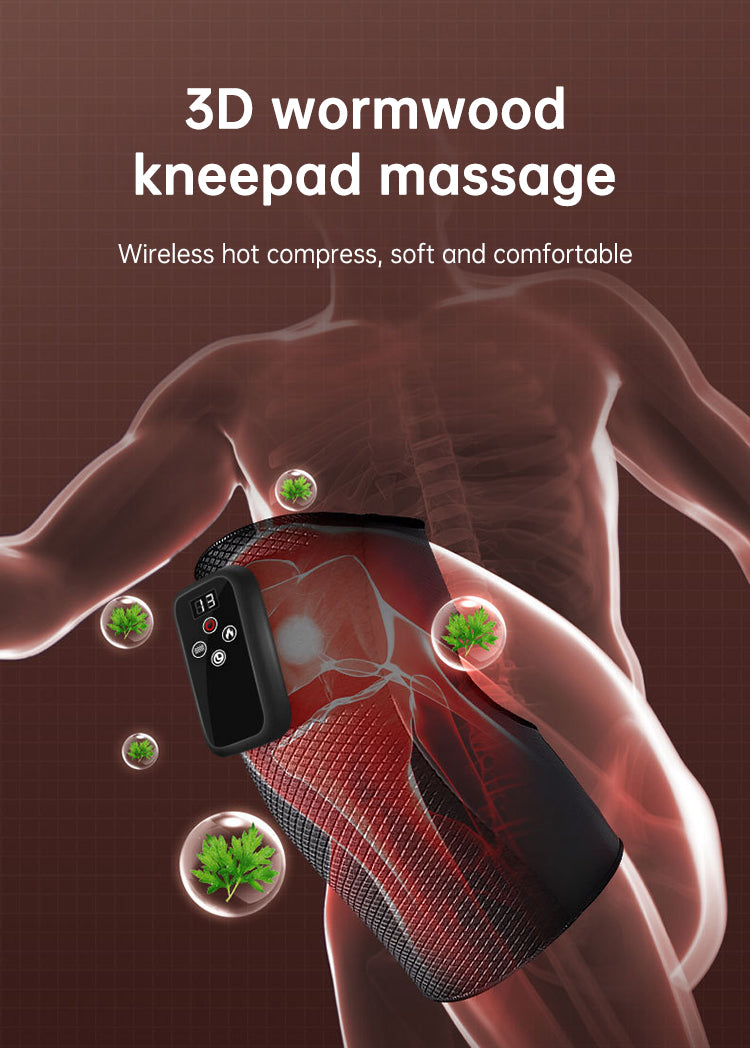 Electric heating knee massage