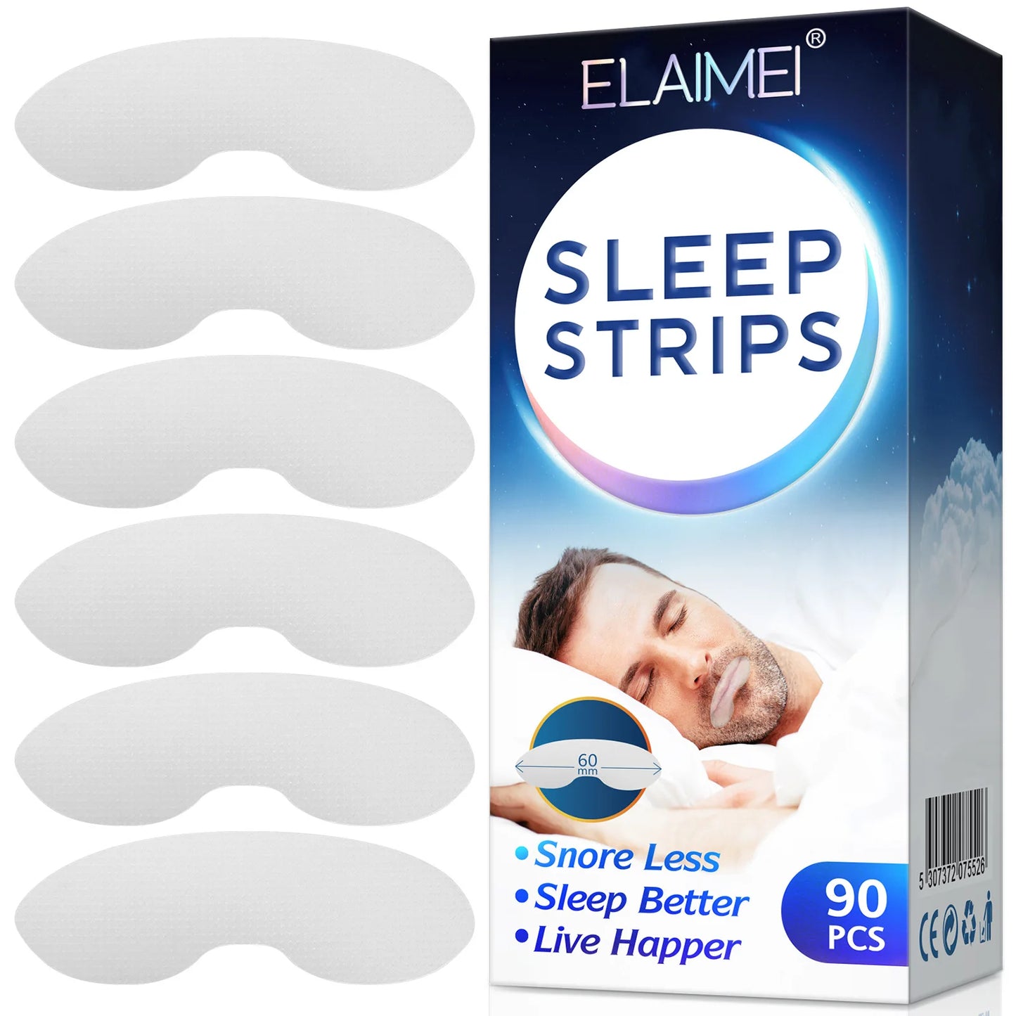 ELAIMEI Anti Snoring Sleep Strips