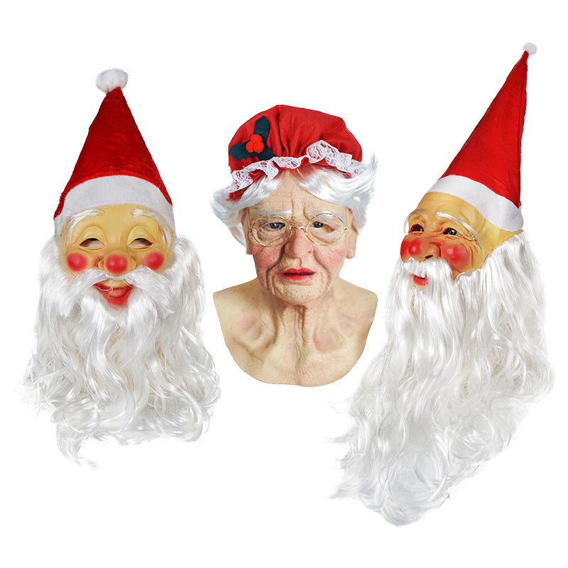 Christmas latex mask multi-style