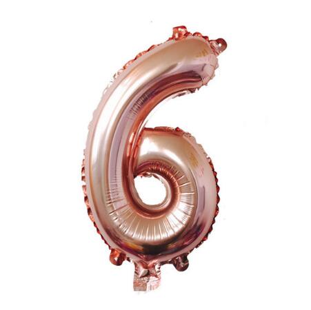 40 inches Rose Gold Number Foil Balloons