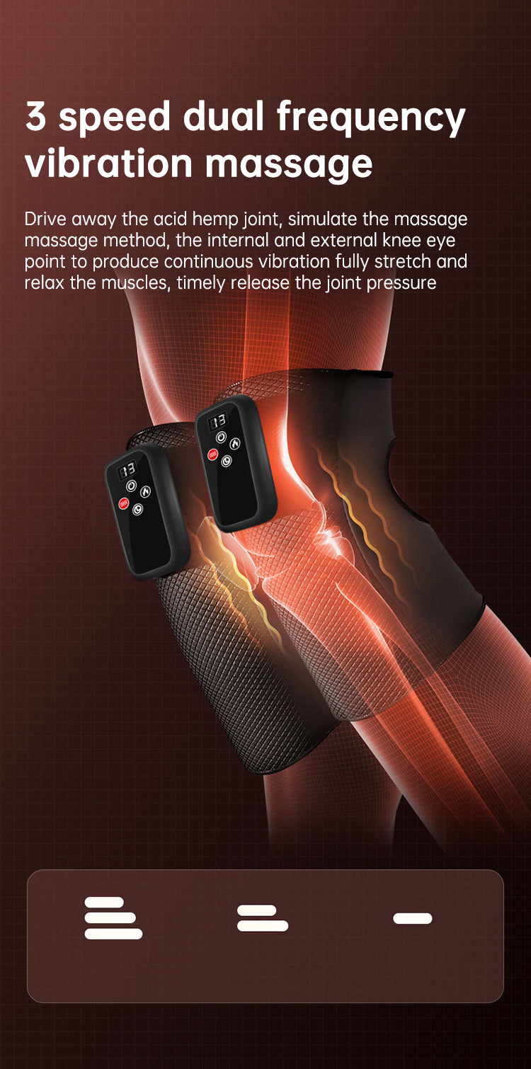 Electric heating knee massage