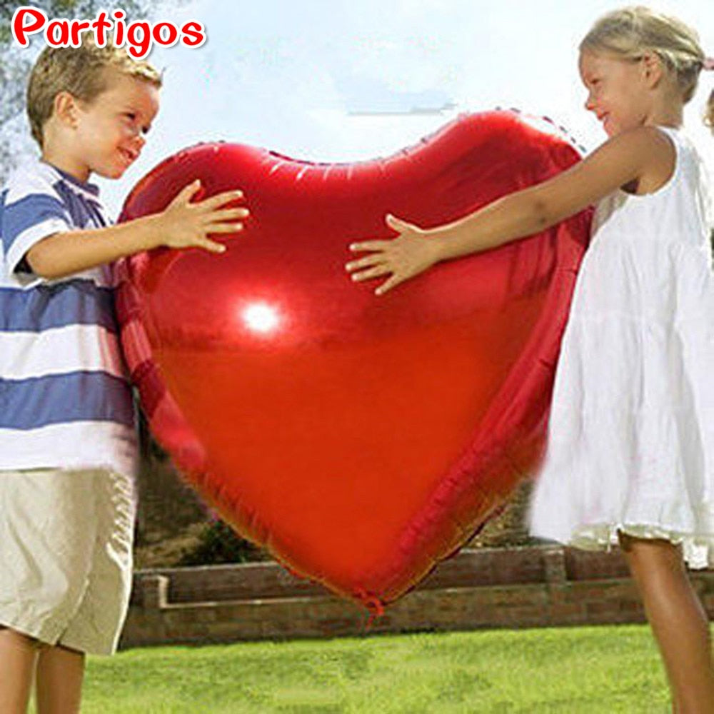 Heart balloon 75cm Red heart shape