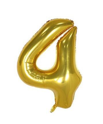 40 inches Rose Gold Number Foil Balloons