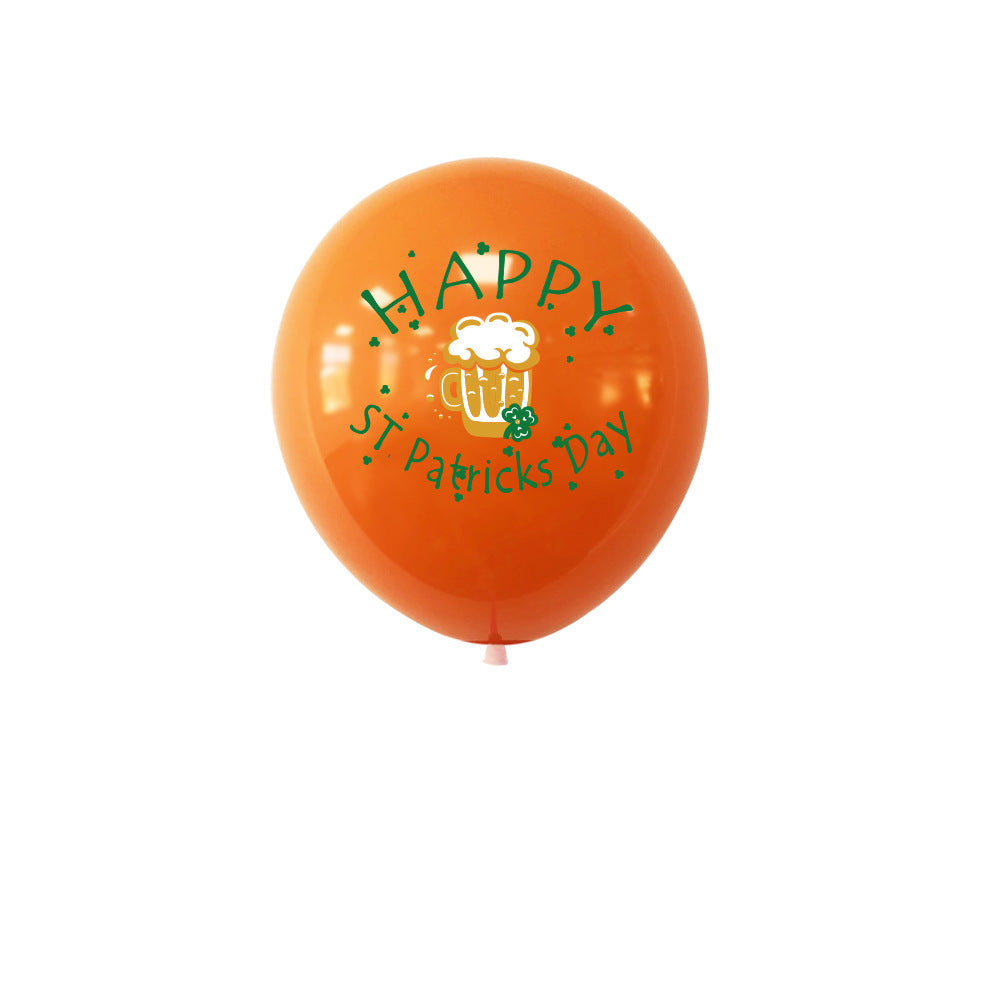 St. Patrick's Day 12" Printed Latex Balloon