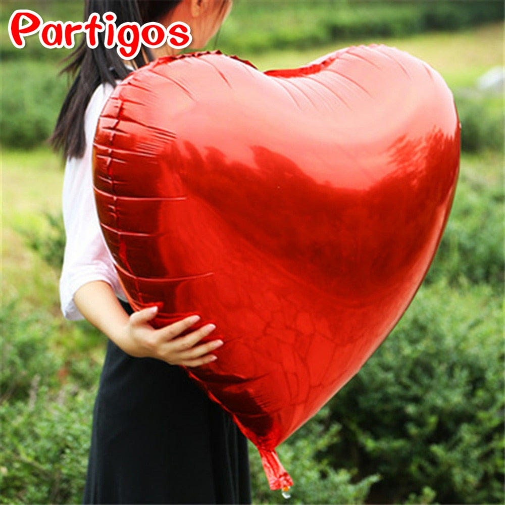 Heart balloon 75cm Red heart shape