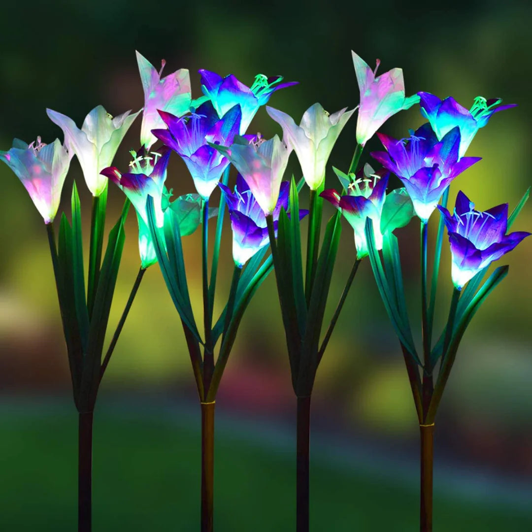 Elegant Eco-Friendly Enchanted Solar Lilies