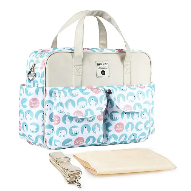 Hindi tinatagusan ng tubig na Diaper Bag