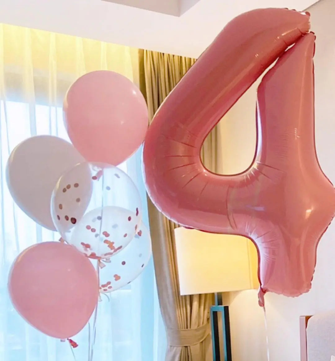 32inch  Number Balloon With Crown