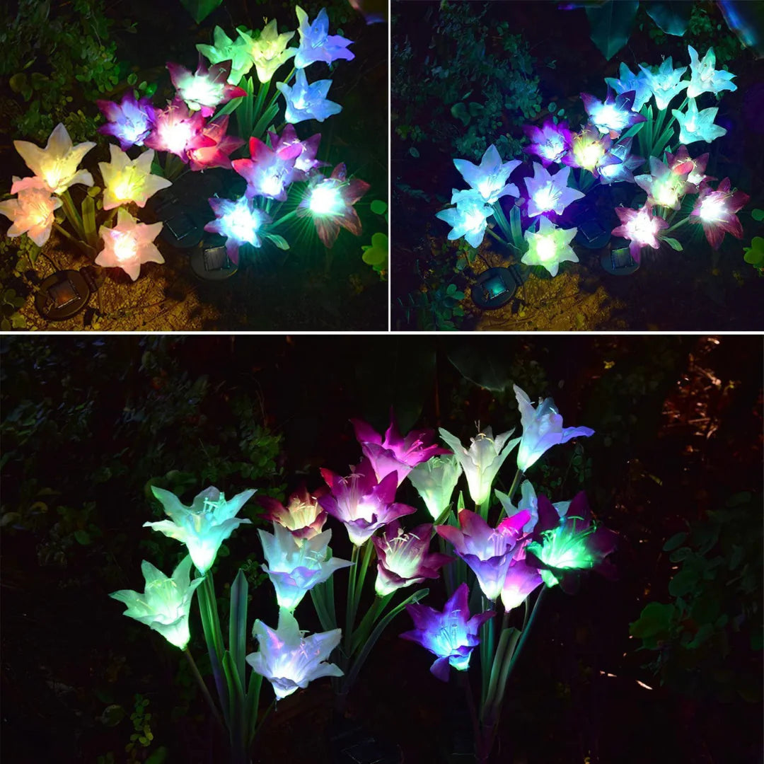 Elegant Eco-Friendly Enchanted Solar Lilies